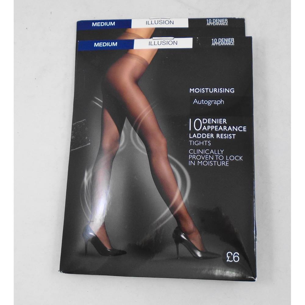 BNWOT M&S Autograph 2 pairs of illusion tights Size M | Oxfam GB ...