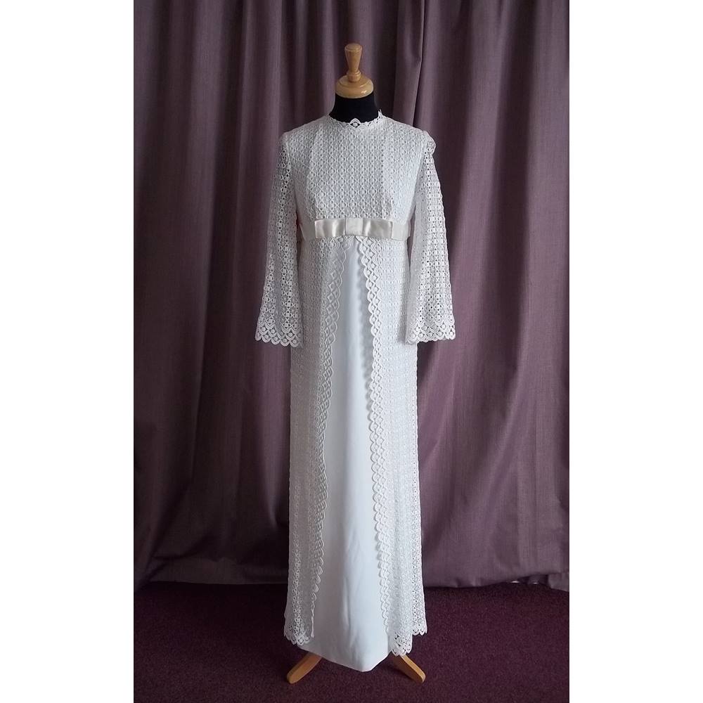 Emenson Vintage Wedding  Dress  Size 10 Oxfam  GB Oxfam  