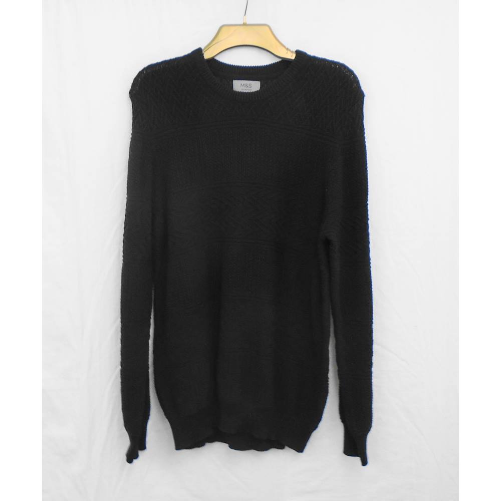 Jonelle black wool jumper Size 16 | Oxfam GB | Oxfam’s Online Shop