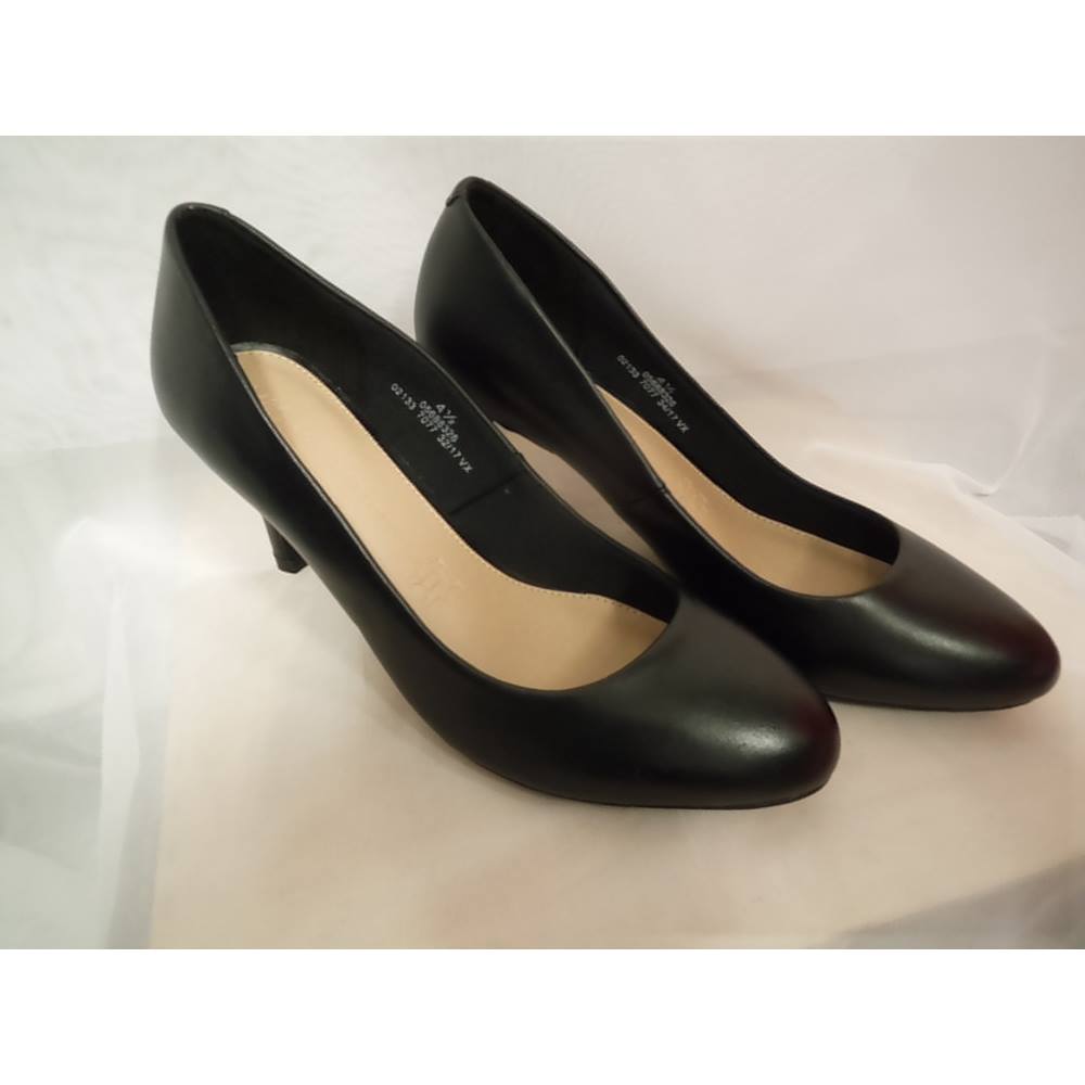 M&S Collection Women's Court Shoes size 4.5 Black M&S Marks & Spencer ...