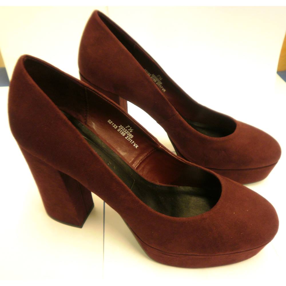 marks and spencer purple shoes