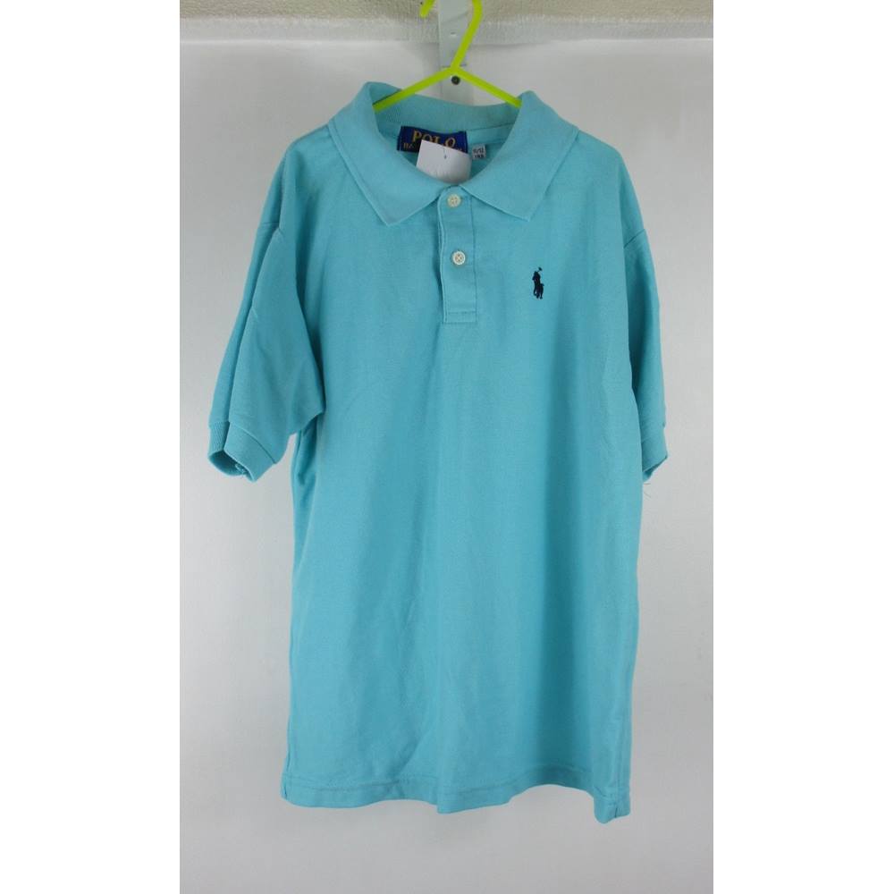 Ralph Lauren - Turquoise - Polo Shirt - Approximate Size: 11 - 12 Years ...