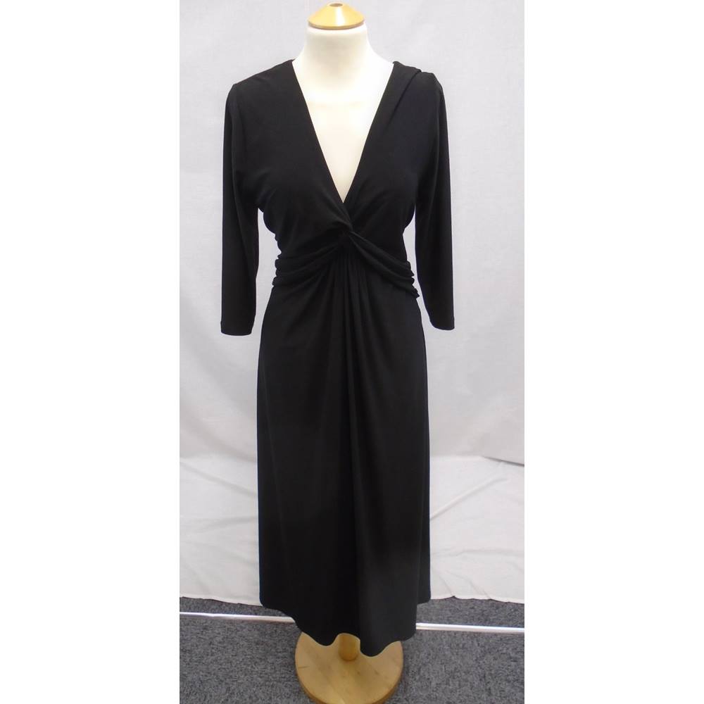 Viyella - Size 14 - Black Evening Occasion Dress | Oxfam GB | Oxfam’s ...