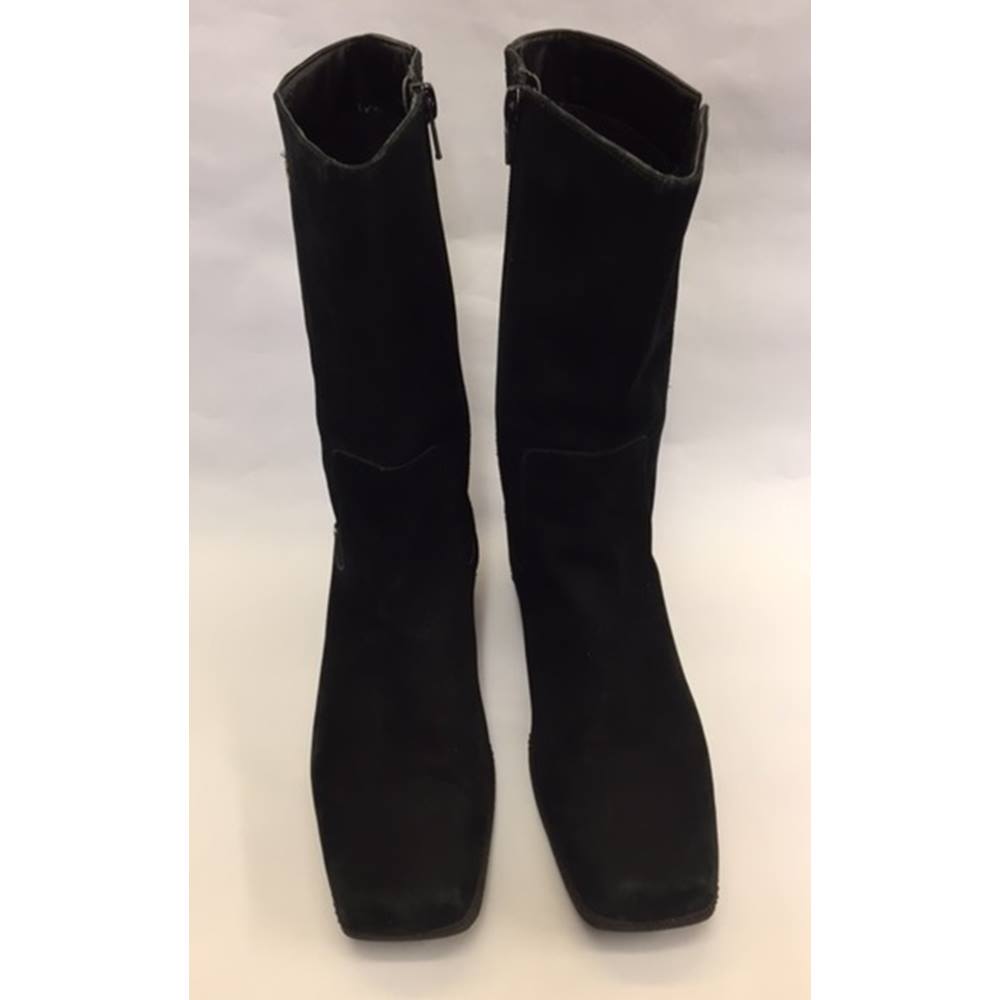 Black Suede Boots from Marks and Spencer, Size 4.5 | Oxfam GB | Oxfam’s ...