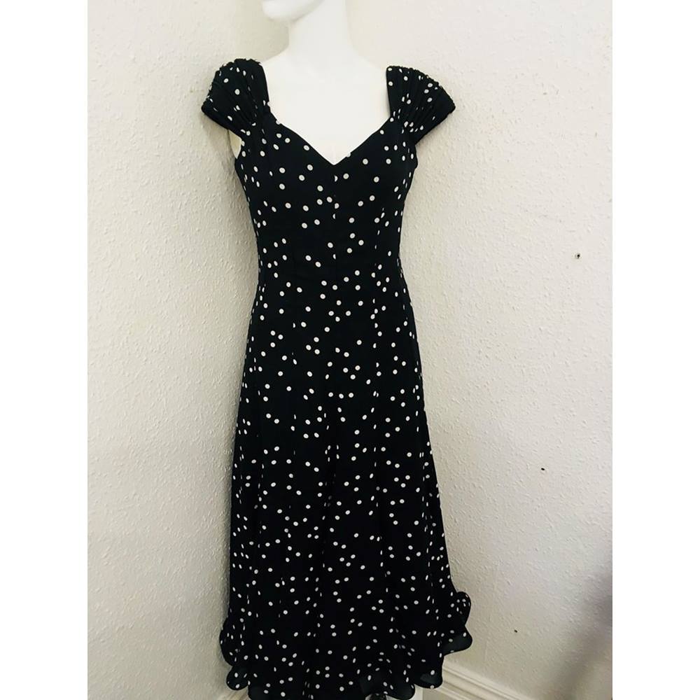 Frank Usher Vintage flamenco style dress Frank Usher - Size: 8 - Black ...