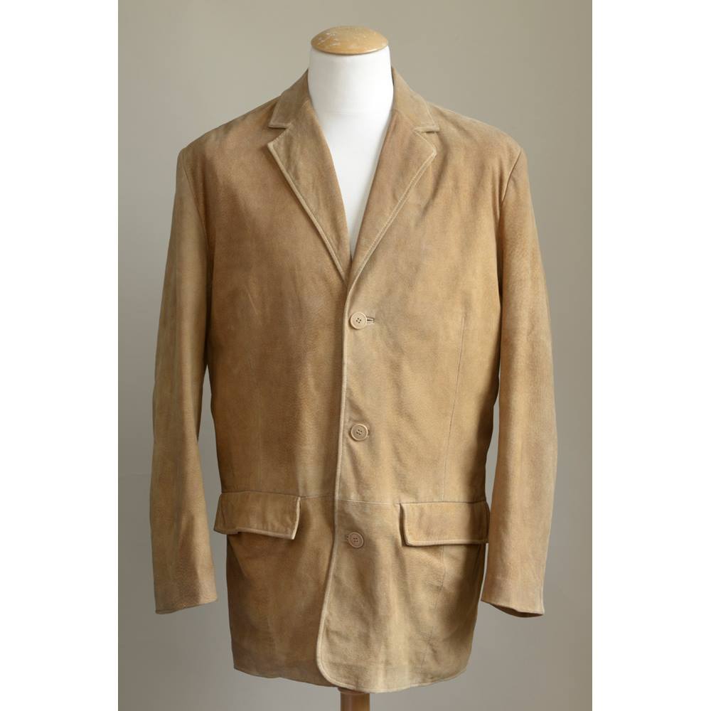 Pierre Cardin Suede Leather Blazer Jacket - Large | Oxfam GB | Oxfam’s ...