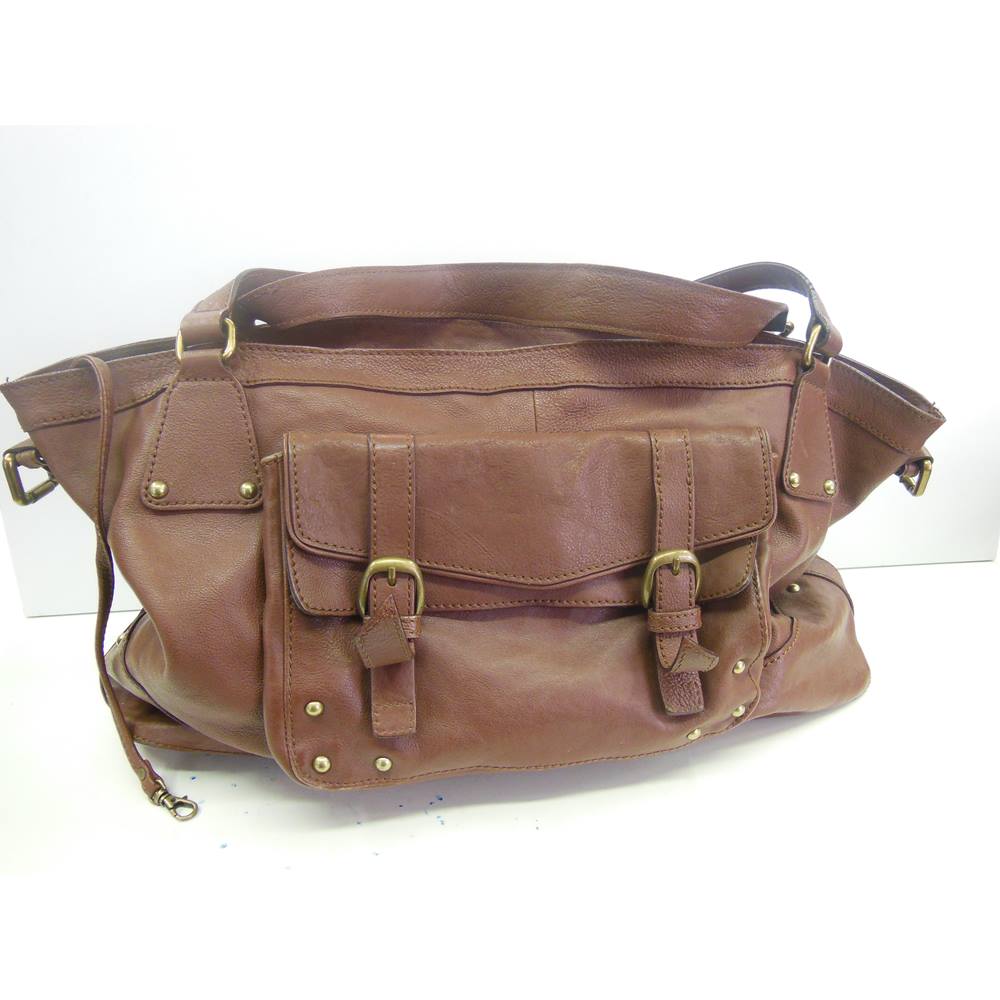 Jigsaw Tan leather bag Jigsaw - Size: One size - Brown | Oxfam GB ...