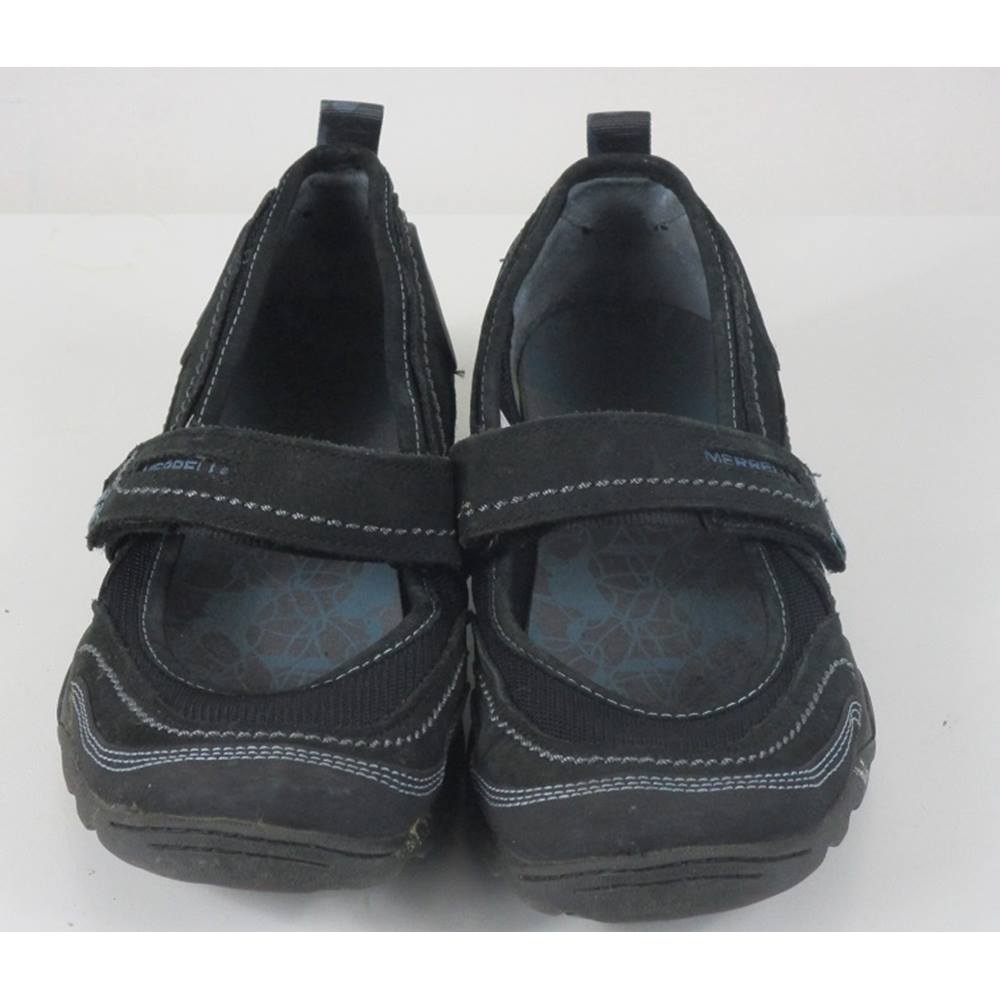 Merrell Performance Footwear Black Velcro Shoes MERRELL - Size: 6 ...
