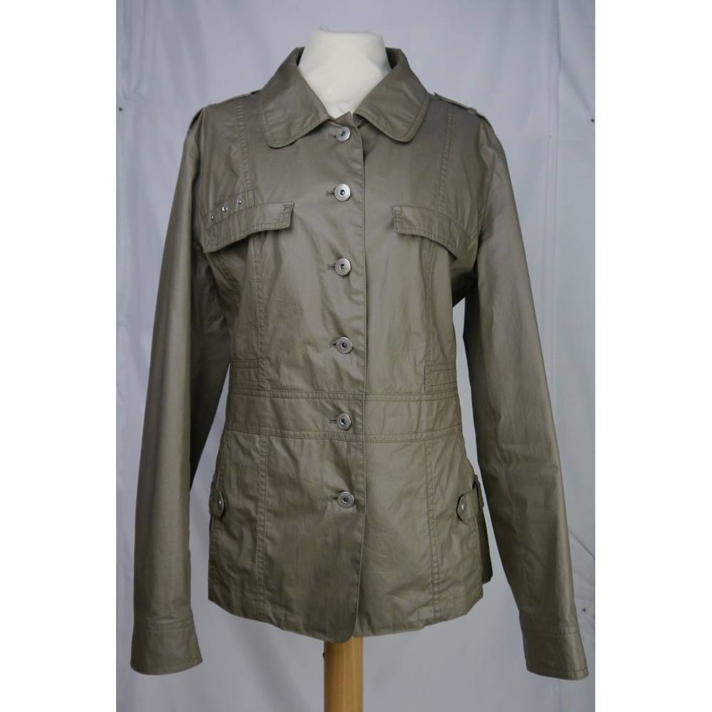 Frank Eden - Size: 14 - Khaki - Casual jacket | Oxfam GB | Oxfam’s ...