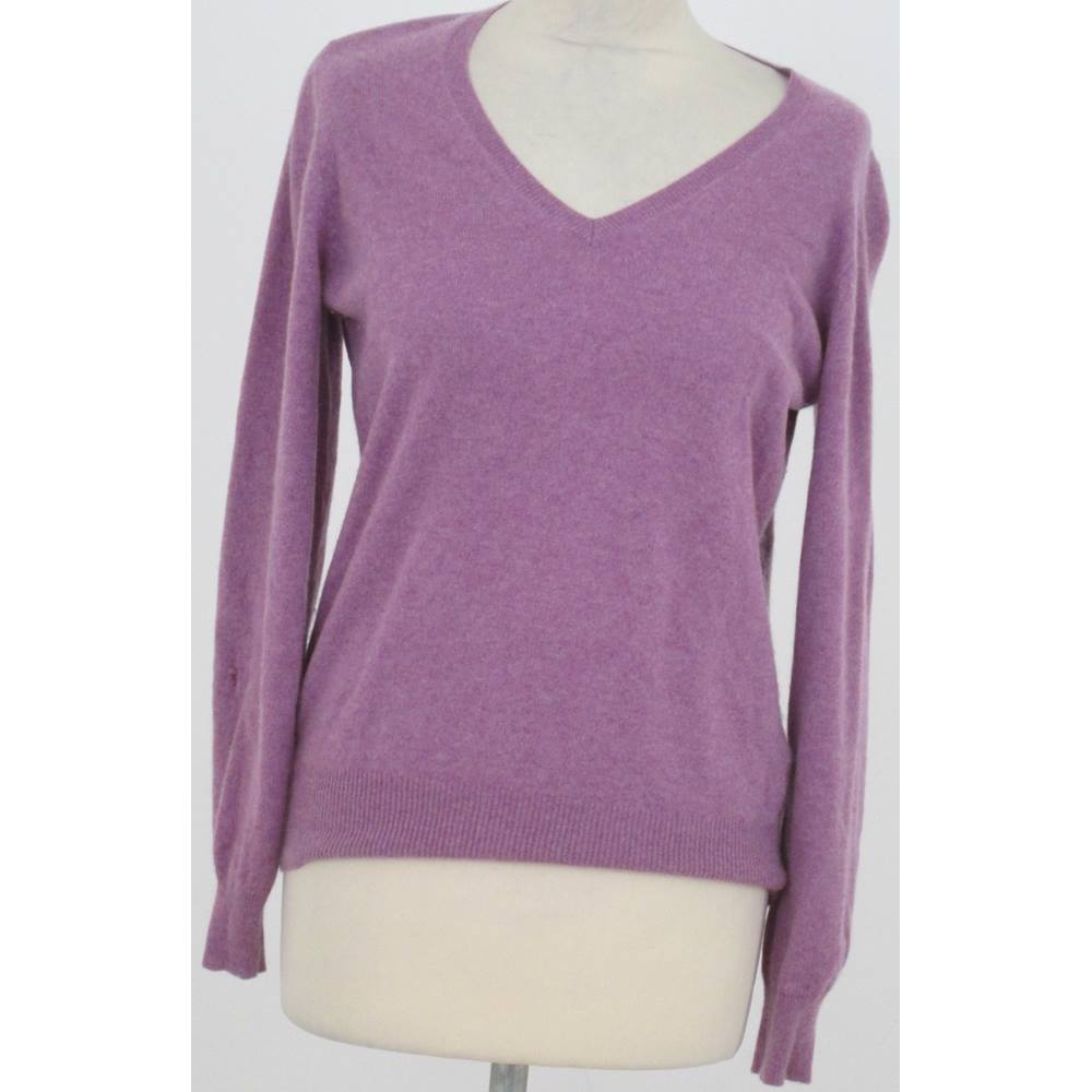M&S, size 10 purple cashmere jumper | Oxfam GB | Oxfam’s Online Shop