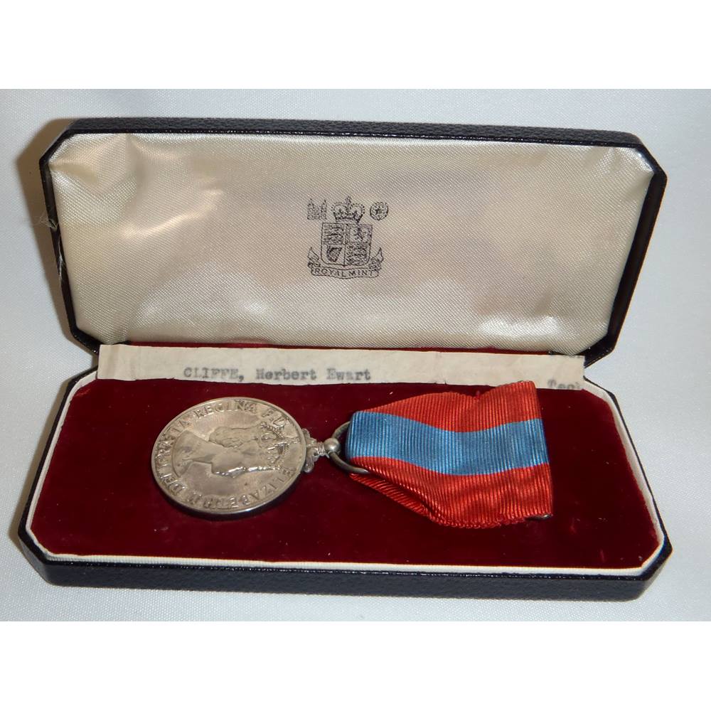 Imperial service Medal of Herbert Ewart Cliffe, | Oxfam GB | Oxfam’s ...