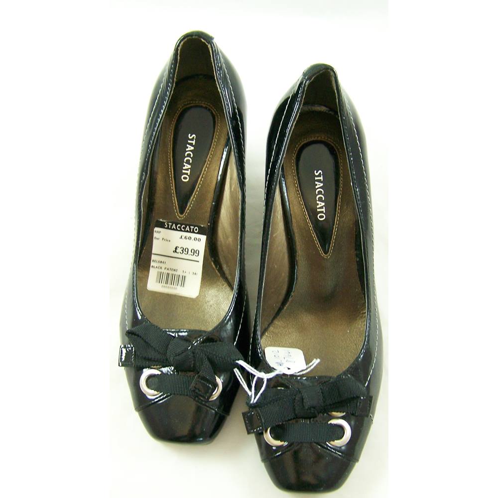 Staccato - Size: 2 - Black patent - Court shoes | Oxfam GB | Oxfam’s ...
