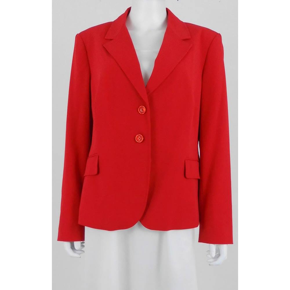 M&S Size 22 Scarlet Red Blazer | Oxfam GB | Oxfam’s Online Shop