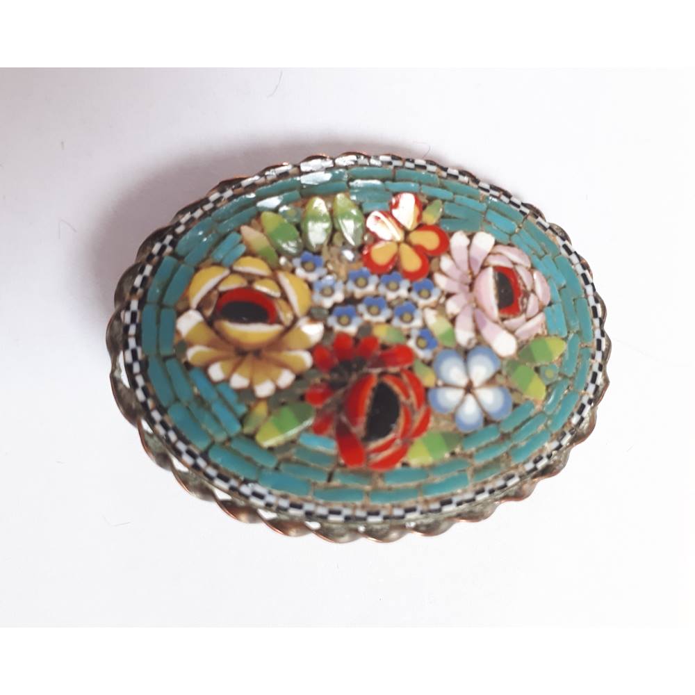 Vintage Mosaic Brooch- Made in Italy | Oxfam GB | Oxfam’s Online Shop