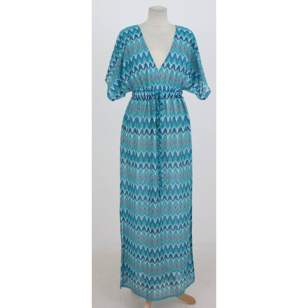 Monsoon - Size: S -Turquoise maxi-dress | Oxfam GB | Oxfam’s Online Shop