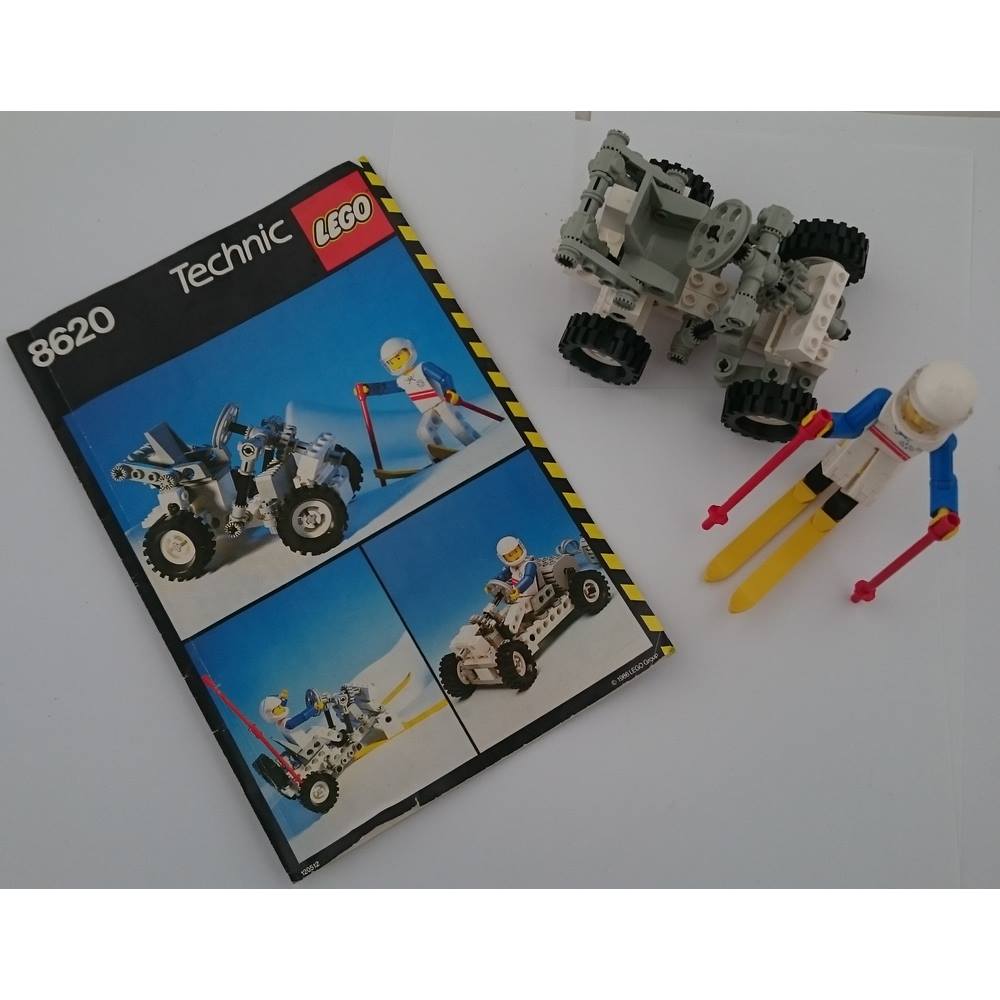Lego Technic Snow Scooter Ski Buggy 8620 With Original Instructions