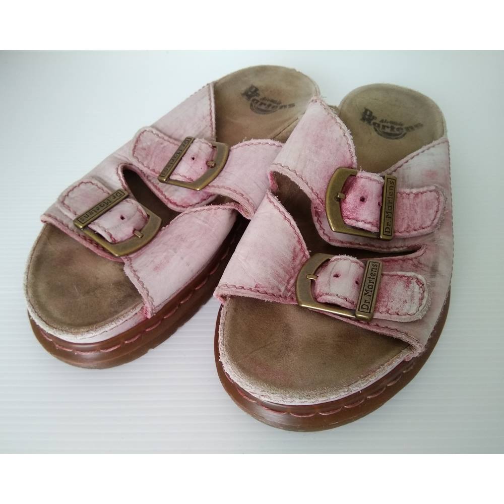 dr marten pink lemonade sandals