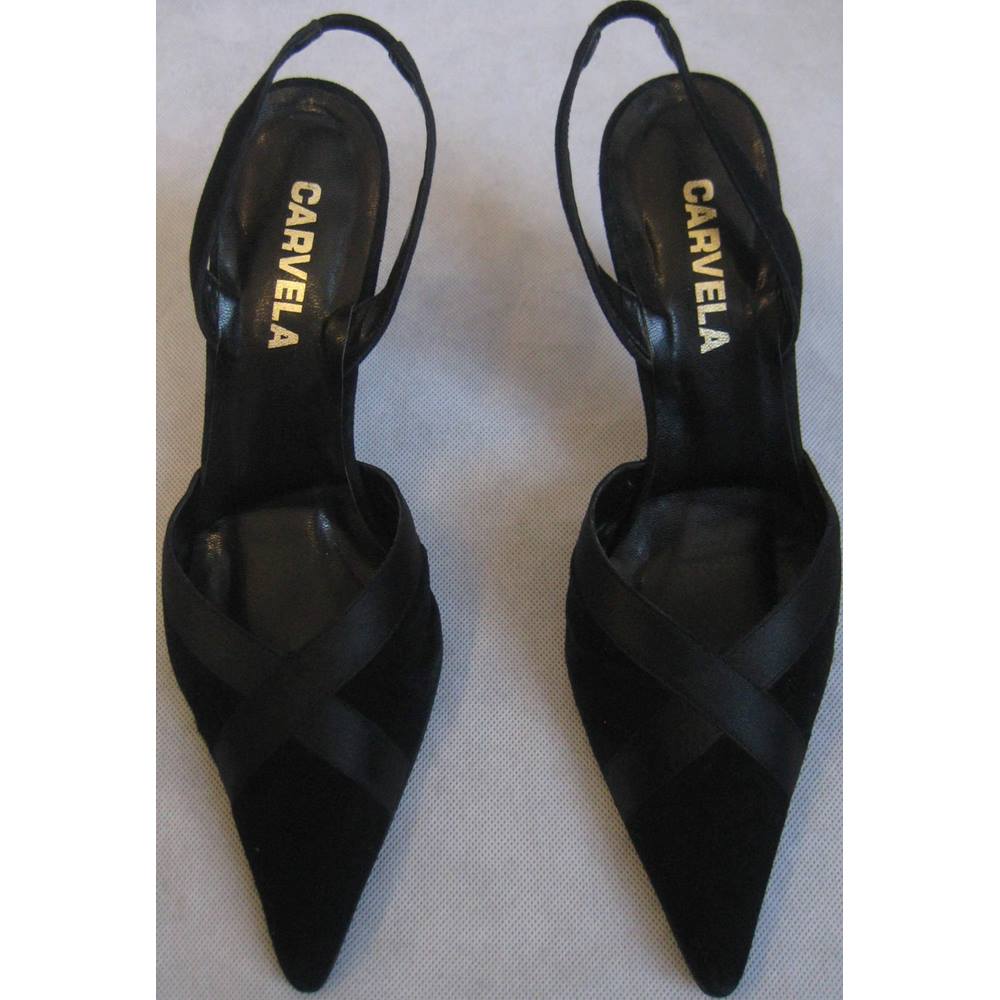 carvela black stilettos