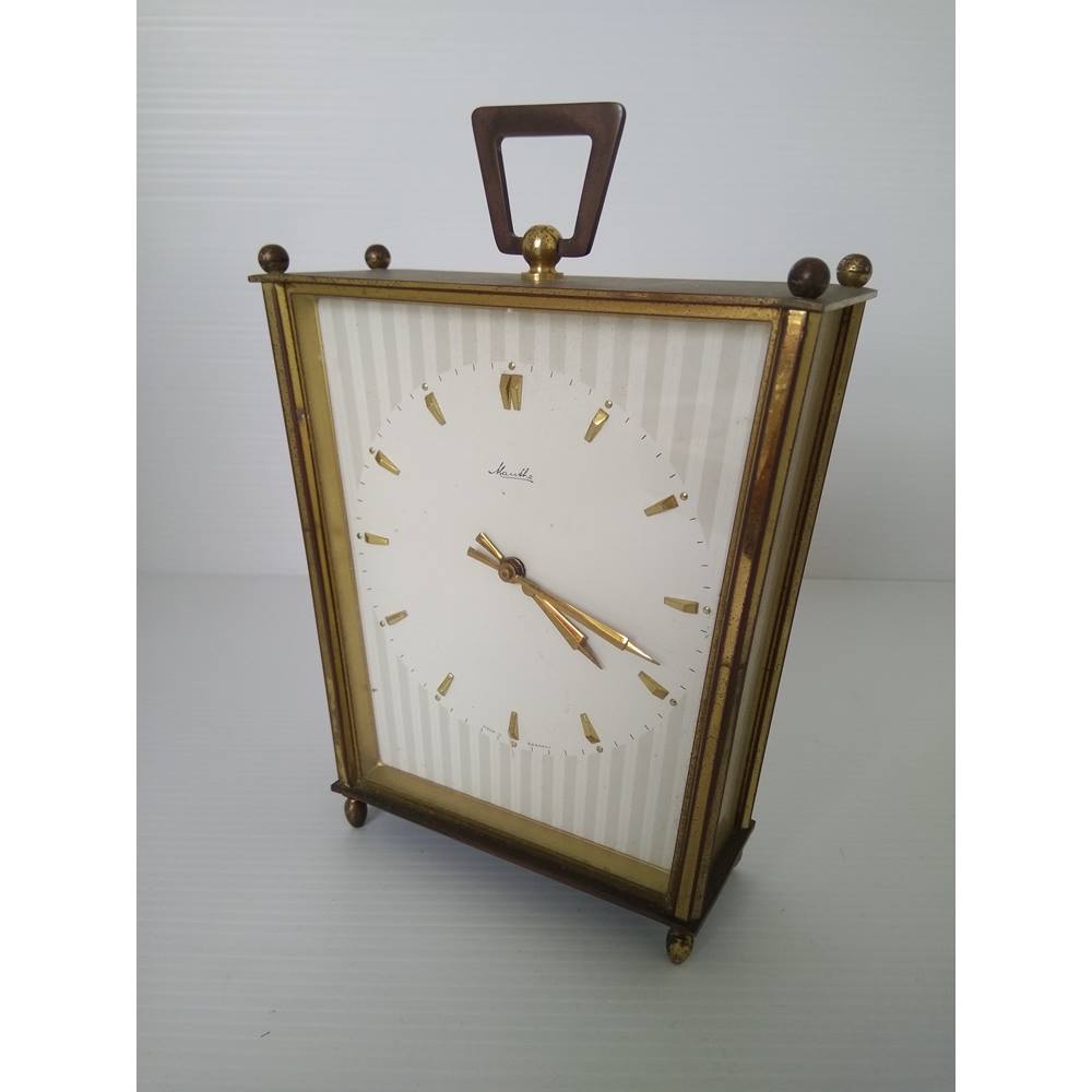 Vintage Mauthe made in Germany wind up Carriage clock | Oxfam GB ...