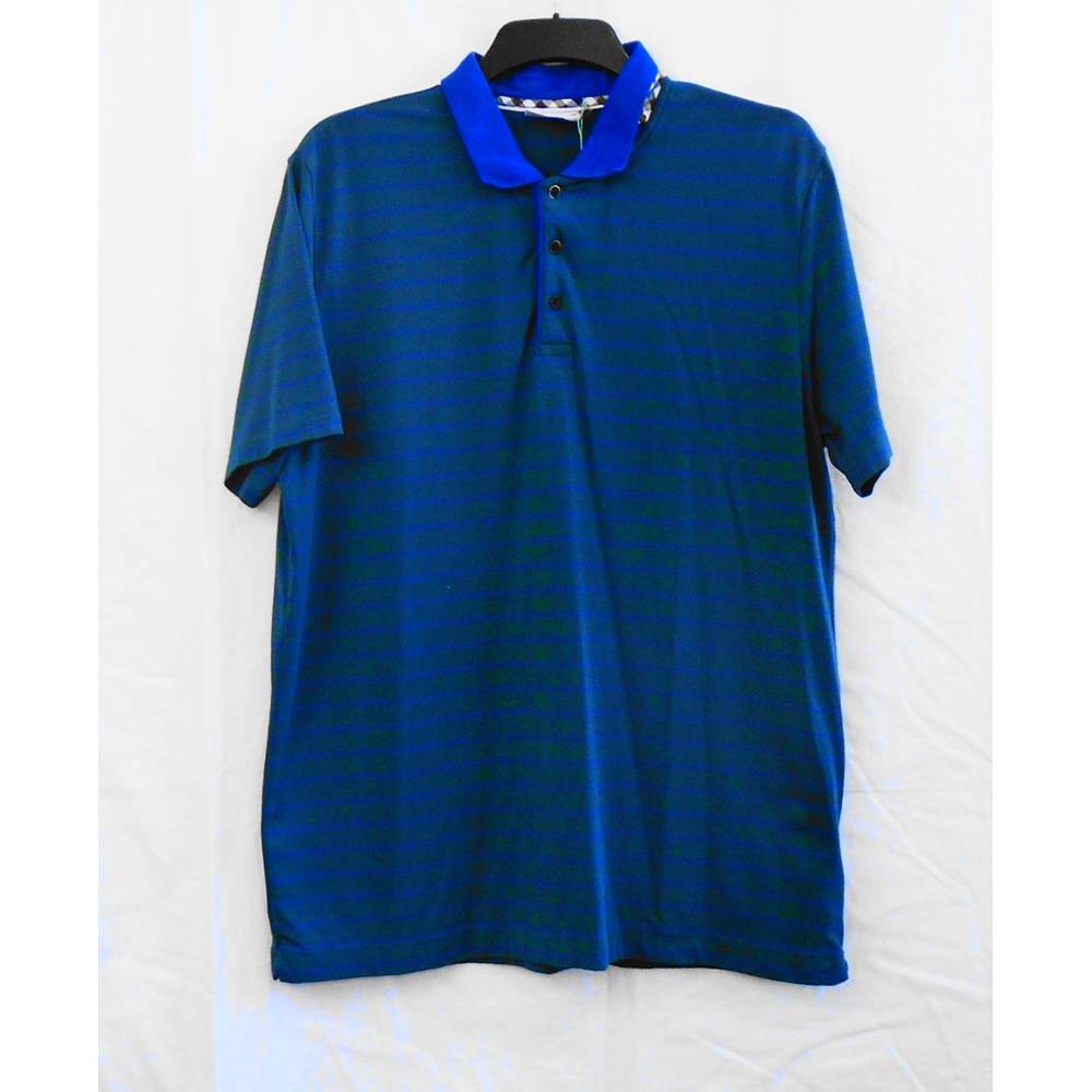Aquascutum Golf green striped polo shirt Size XL | Oxfam GB | Oxfam’s ...