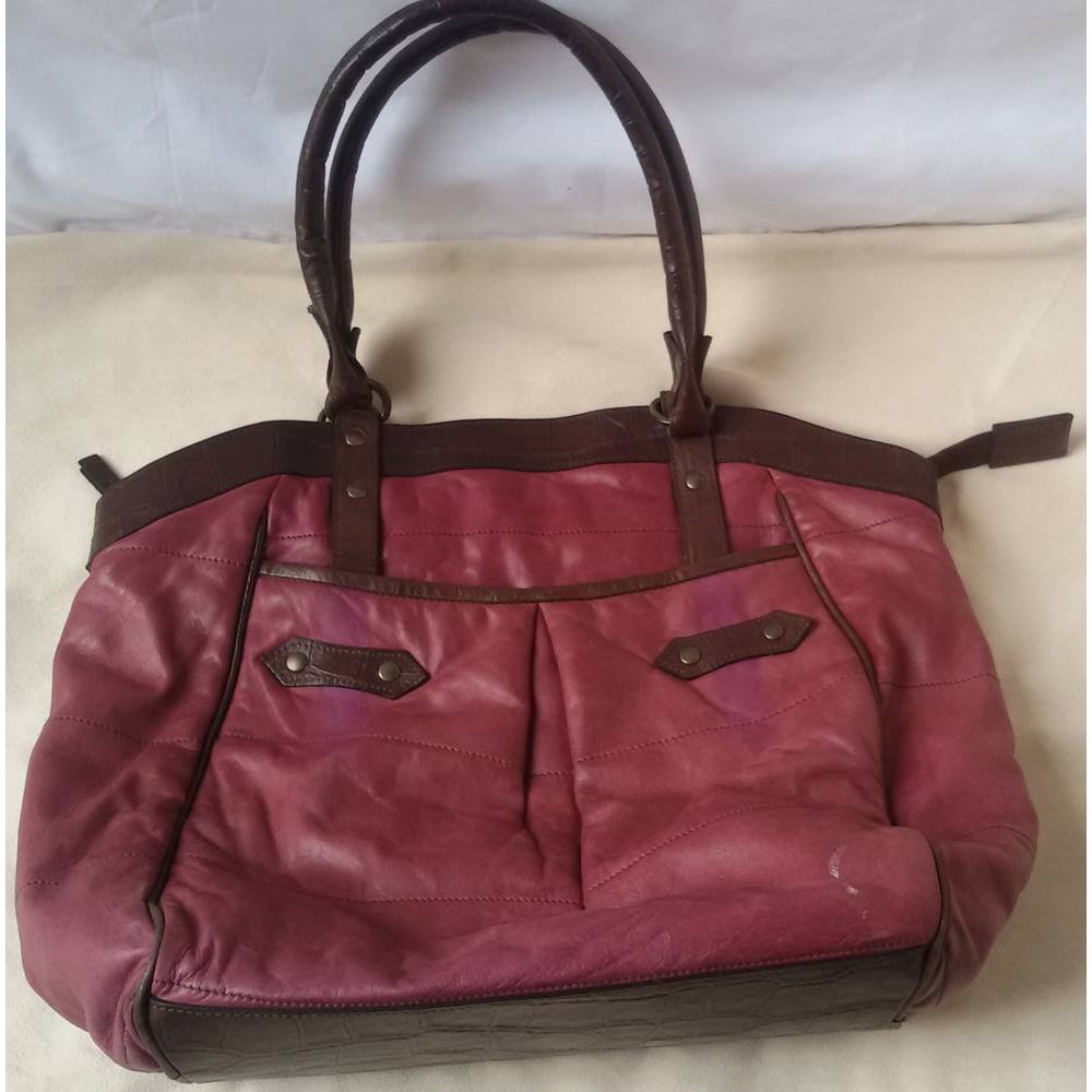 Baiadera - Size: One size - Purple - Italian Leather Bag | Oxfam GB ...