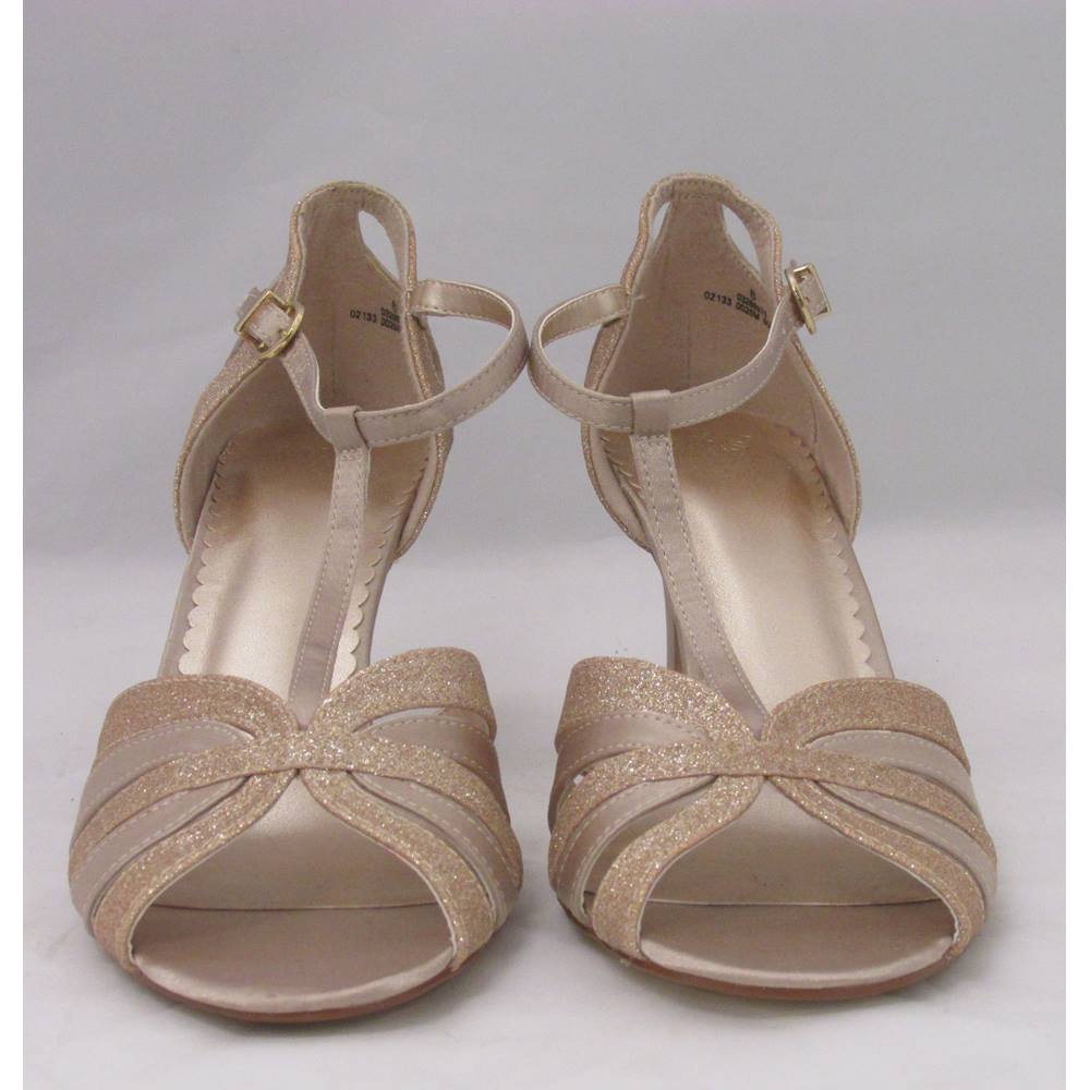 M&S Marks & Spencer - Gold - Sandals | Oxfam GB | Oxfam’s Online Shop