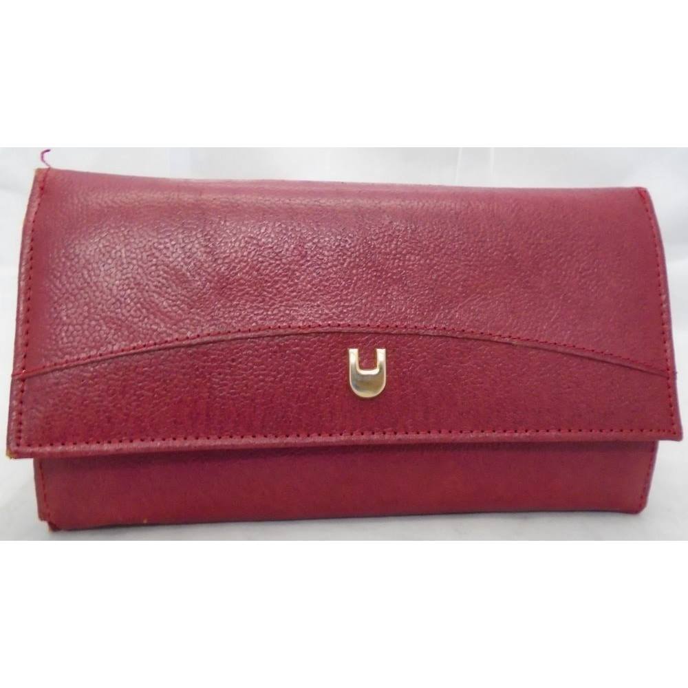 Vintage - Hasi Hato - Cherry Red - Leather - Purse | Oxfam GB | Oxfam’s ...