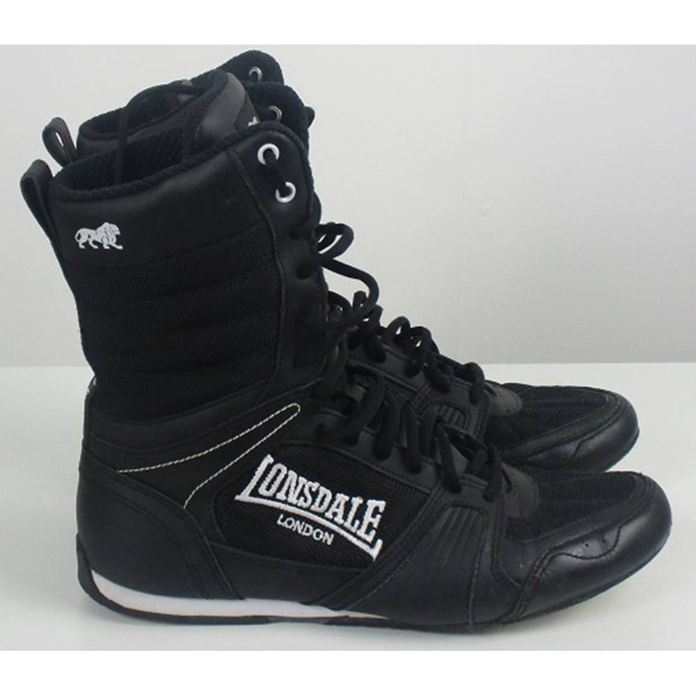Lonsdale Black Boxing Boots Lonsdale - Size: 8 - Black - Trainers ...
