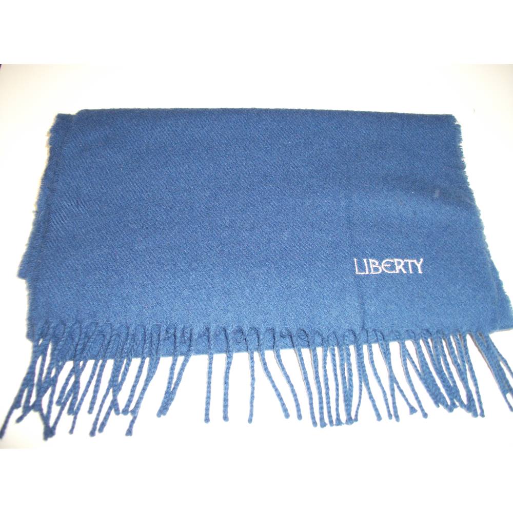 Liberty Blue Wool Scarf | Oxfam GB | Oxfam’s Online Shop