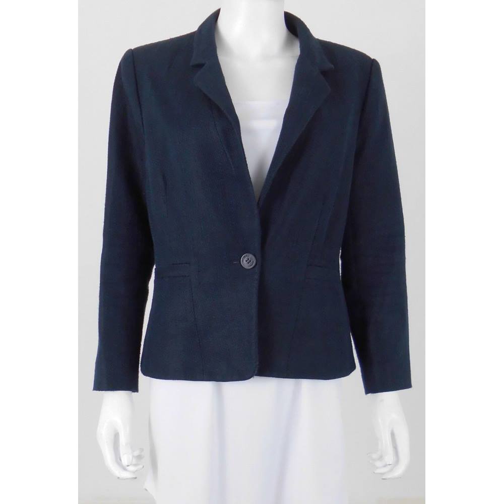 Hobbs Size: 14 Navy Blue Smart Jacket | Oxfam GB | Oxfam’s Online Shop