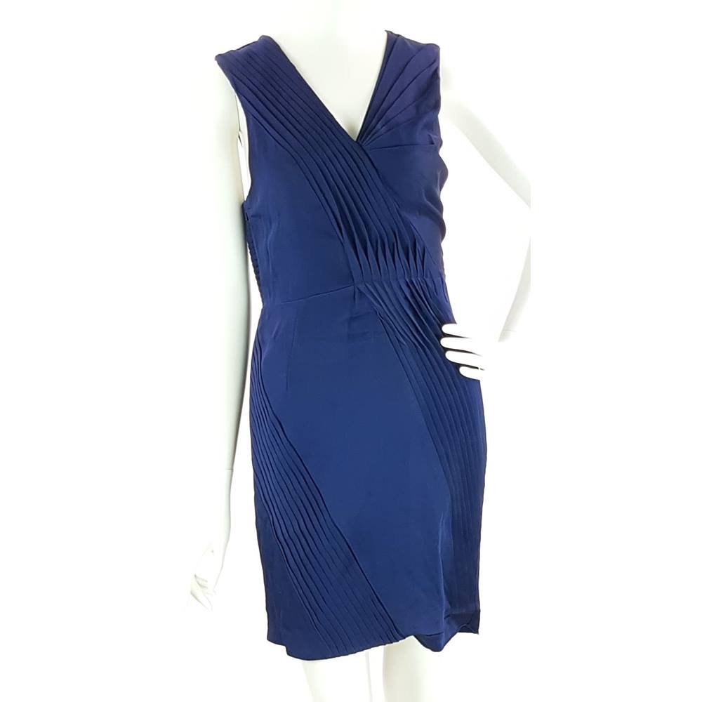 Navy Blue Knee Length Dresses