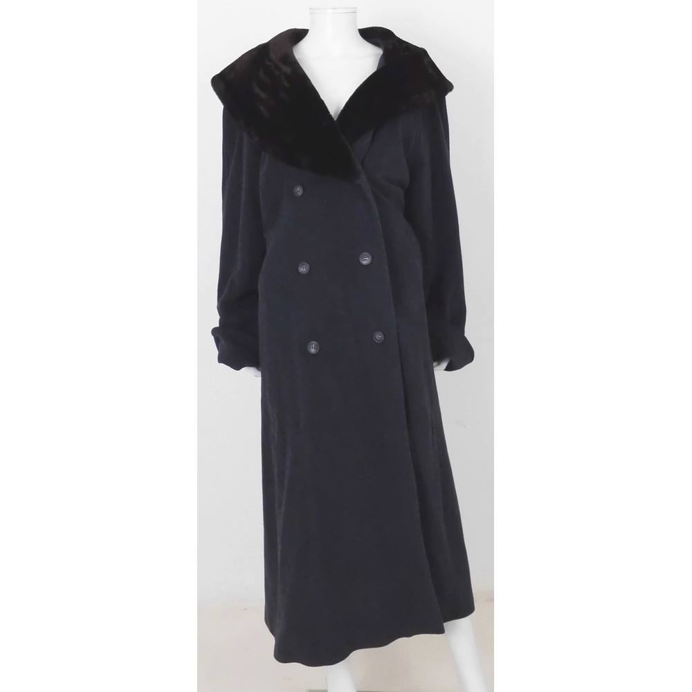 Laura Ashley Pure New Wool Size 16 Charcoal Grey Smart coat | Oxfam GB ...