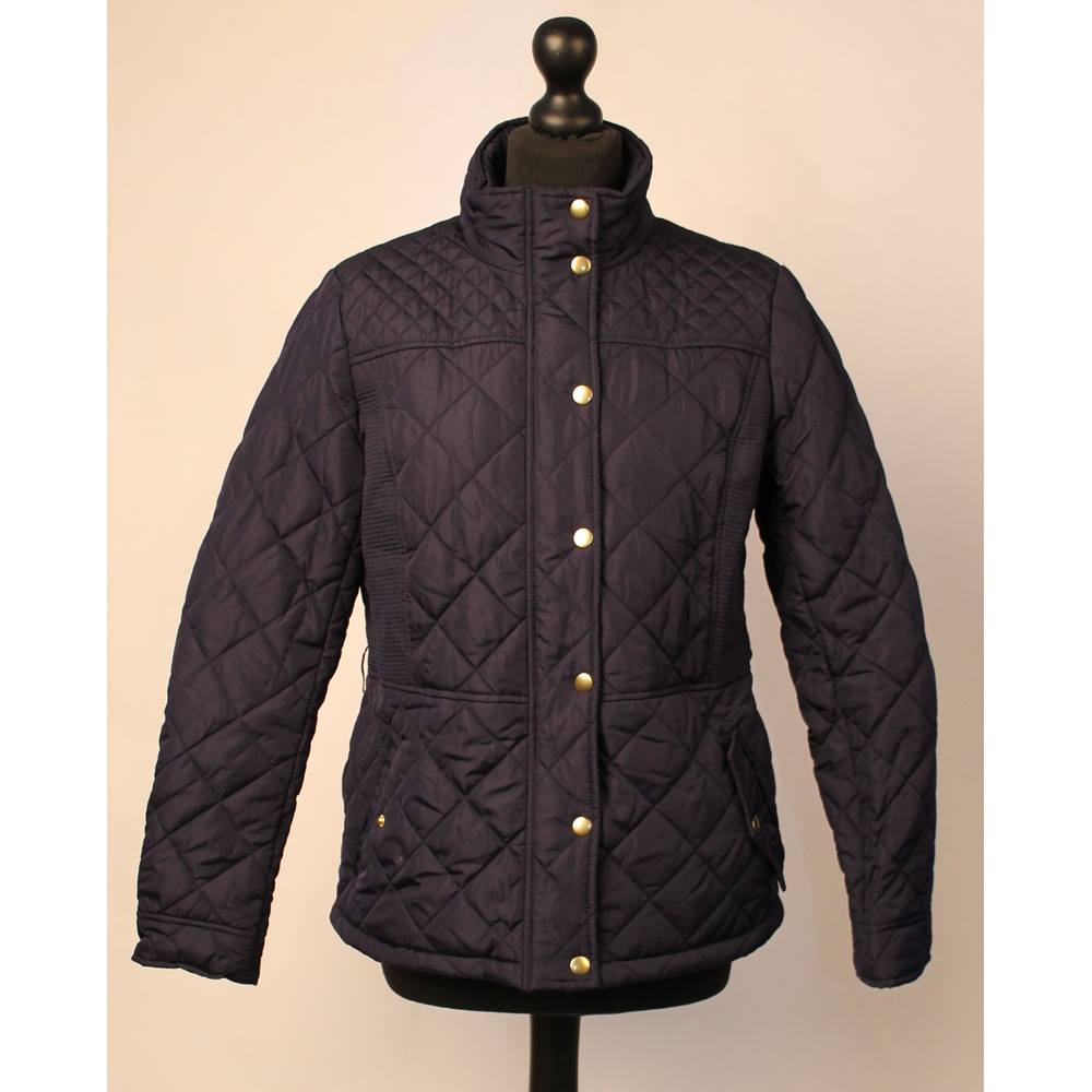 Barber Style Coat Tesco Size 12 Blue Casual jacket / coat