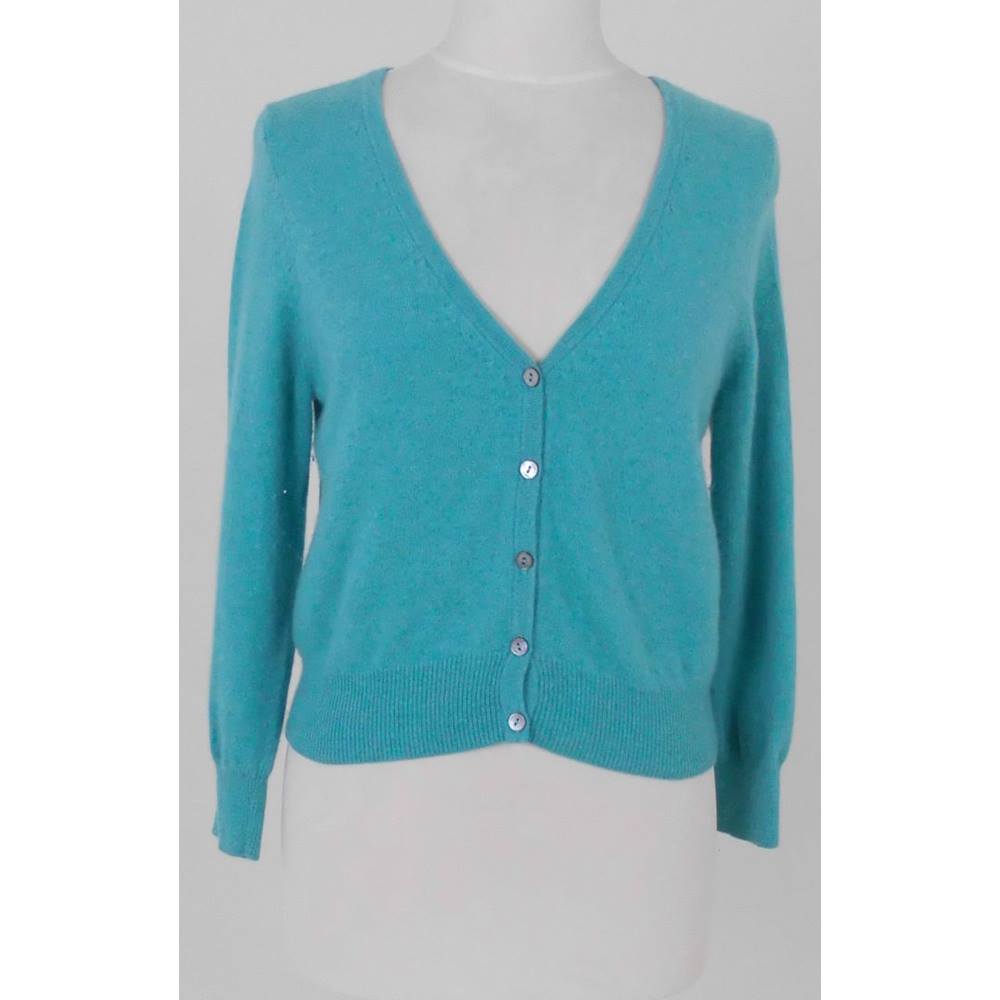 Boden Size 12 Green Cashmere Cardigan | Oxfam GB | Oxfam’s Online Shop