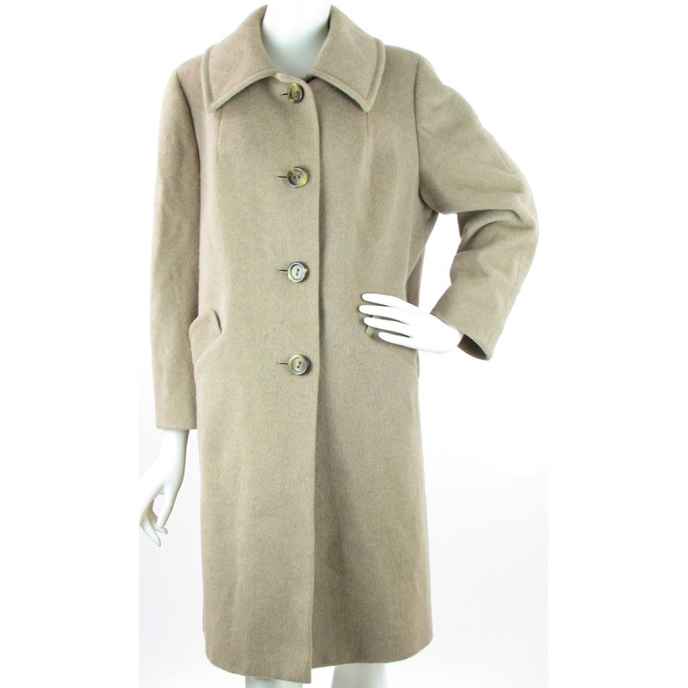 Windsmoor - Size: 18 - Brown - Wool Blend Long Coat | Oxfam GB | Oxfam ...
