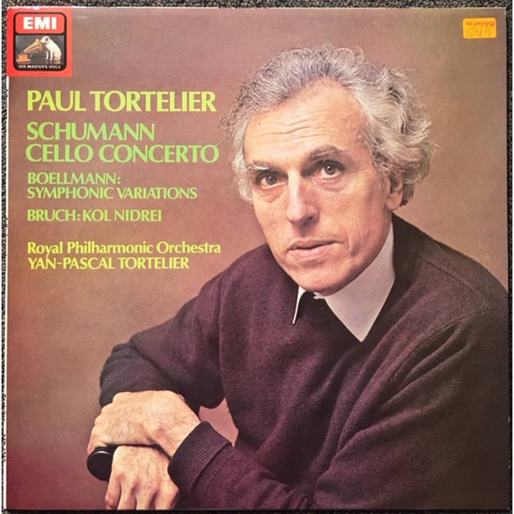 Schumann Cello Concerto Tortelier; Royal Phil EMI ASD 3728 NM