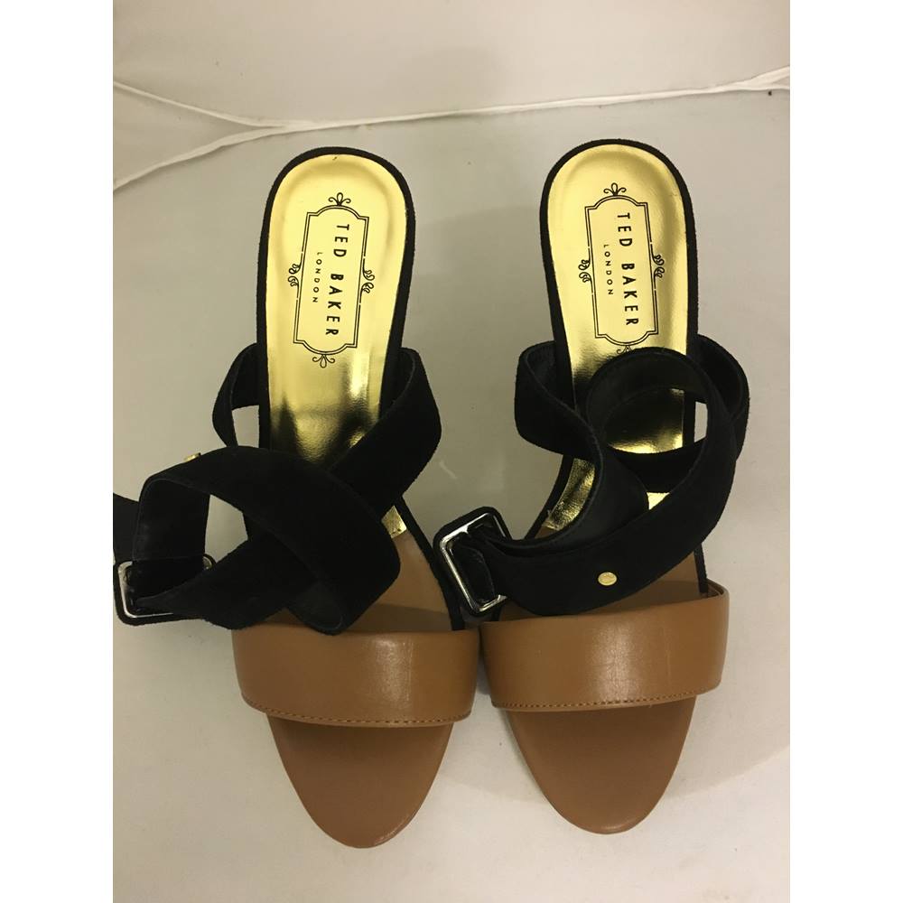 ted baker keltra leather flat sandals