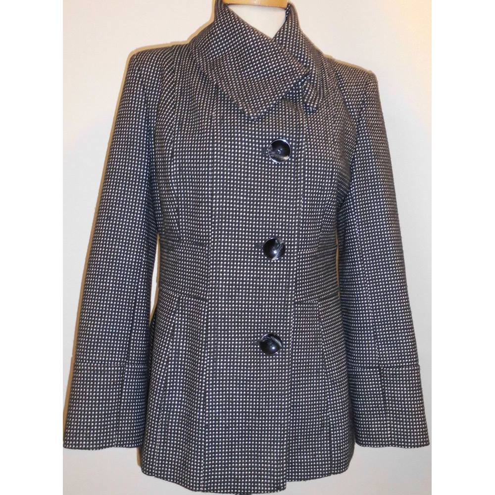 Ladies Coat Debenhams - Size: 6 - Black - Casual jacket / coat | Oxfam ...