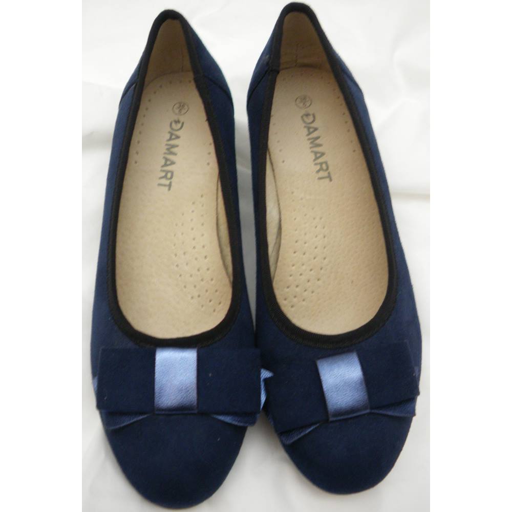 Damart - Size: 5 - Navy Blue - Court shoes with wedge heel | Oxfam GB | Oxfamâs Online Shop