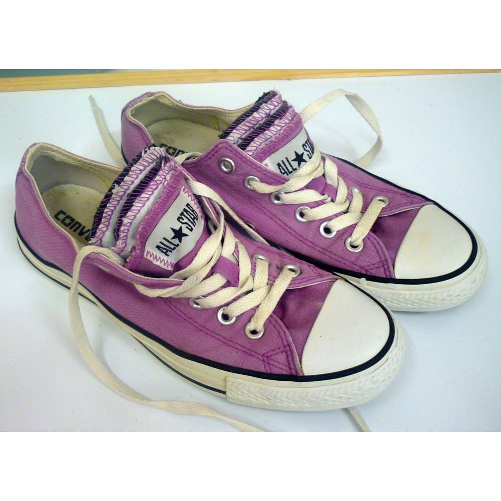 Vintage Converse All Star Shoes - Size: 6 - Purple | Oxfam GB | Oxfam’s ...