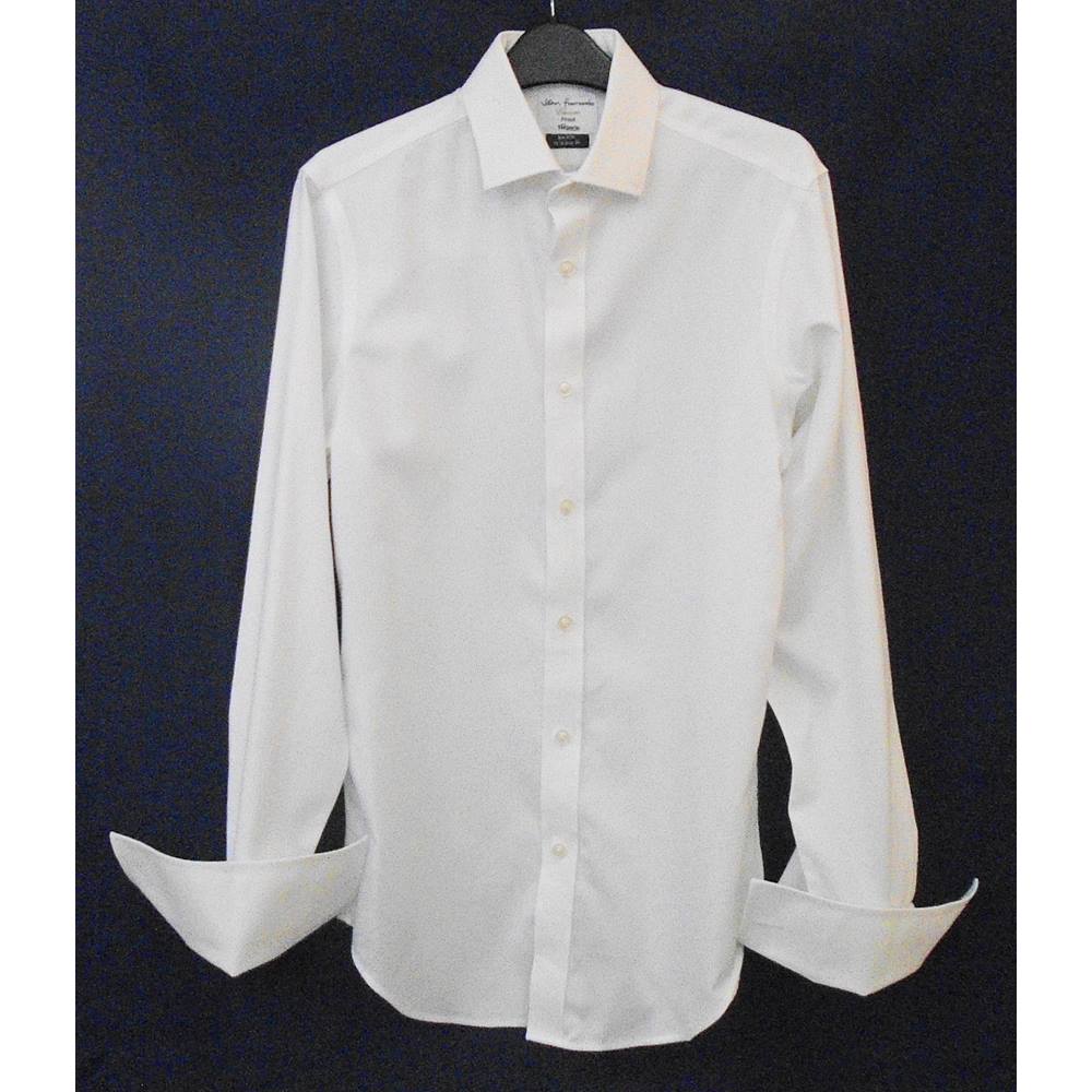 TM Lewin white fitted shirt Size 14 | Oxfam GB | Oxfam’s Online Shop