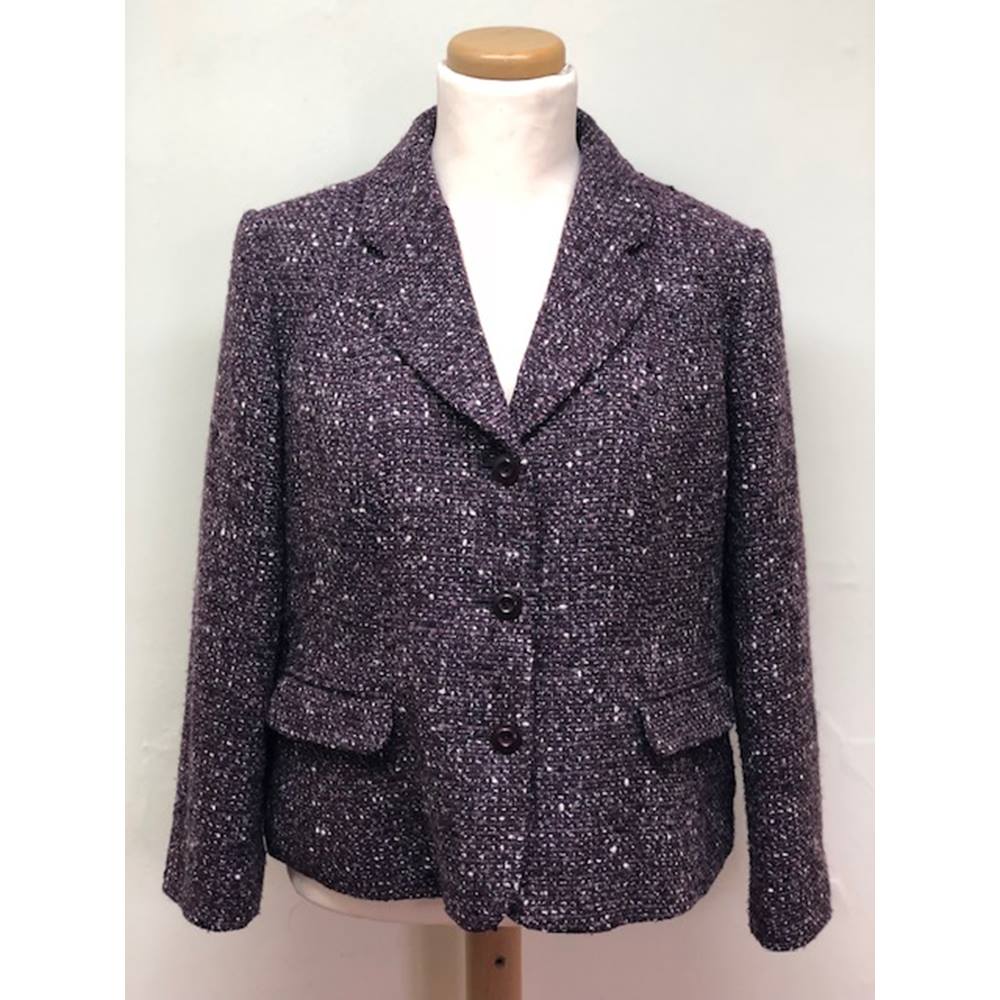 Eastex Purple Tweed Jacket - Size 18 | Oxfam GB | Oxfam’s Online Shop