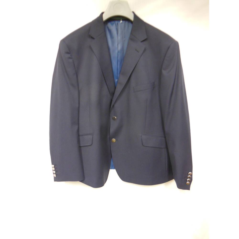 M&S Collection Men's Navy Suit Jacket - Size XL/48