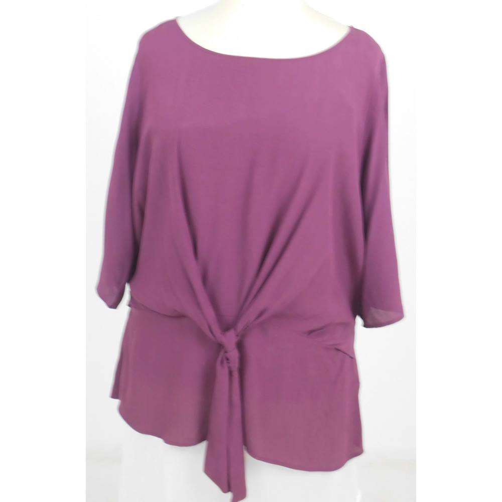 M&S Size 20 Grape Purple Blouse | Oxfam GB | Oxfam’s Online Shop