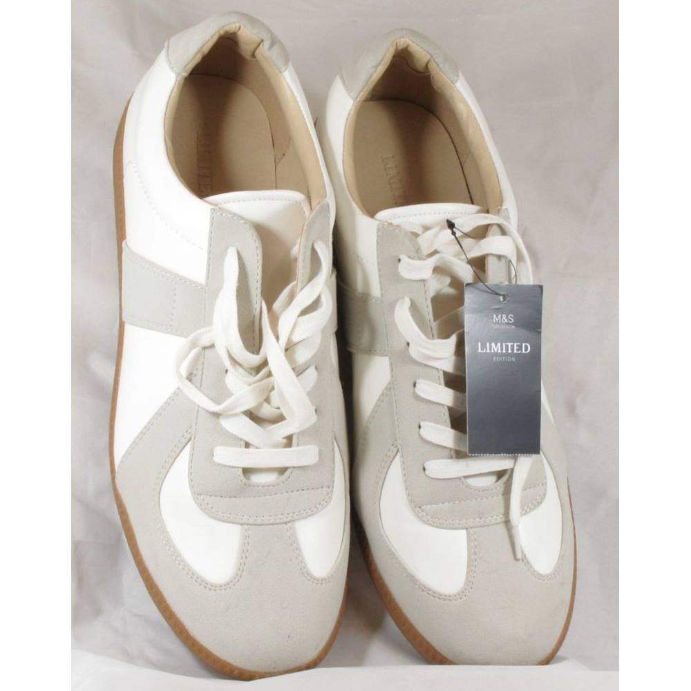 BNWOT M&S Marks & Spencer - Size: 12 - White - Trainers | Oxfam GB ...