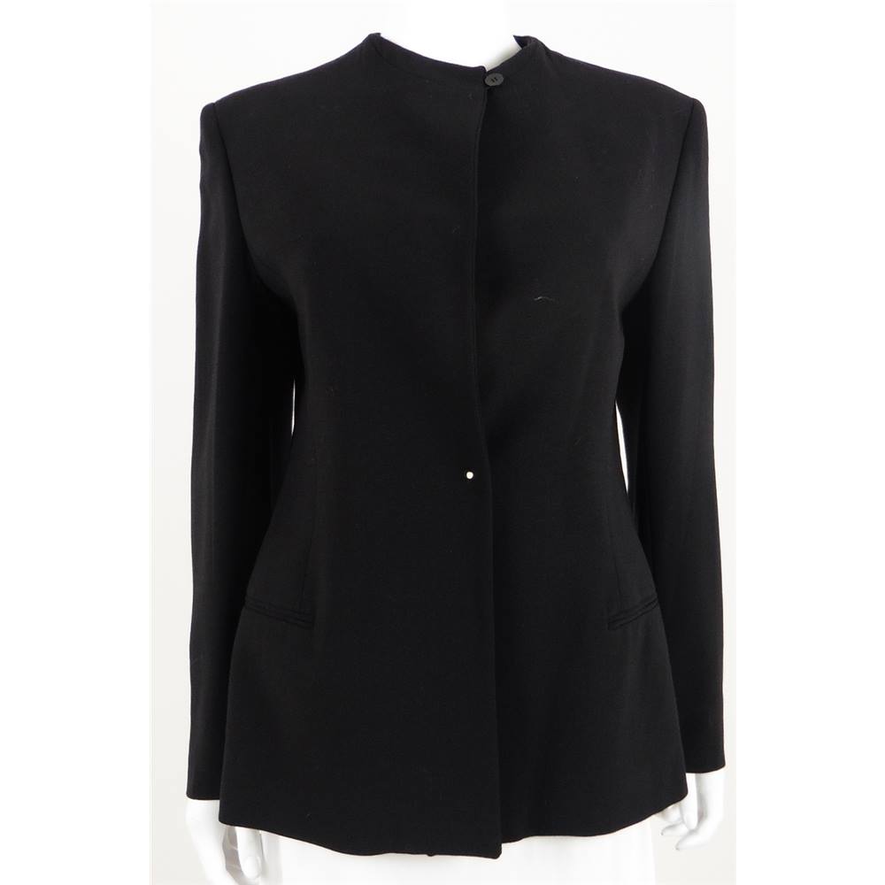 Donna Karan Signature Size 16 Black Tailored Jacket | Oxfam GB | Oxfam ...