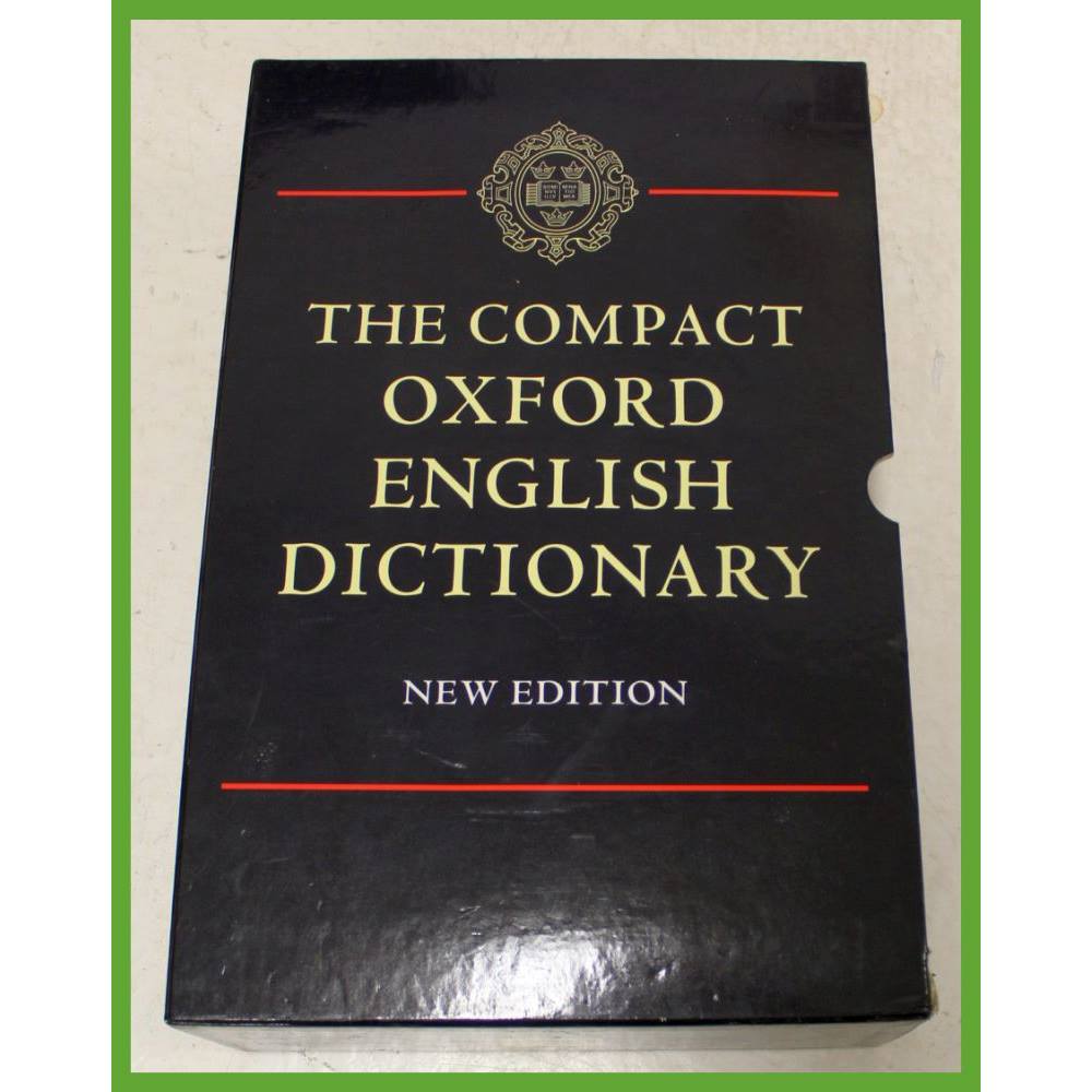 Compact Oxford English Dictionary | Oxfam GB | Oxfam’s Online Shop