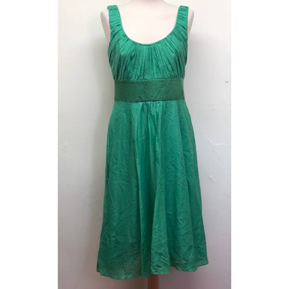 monsoon green silk dress - Local Classifieds | Preloved