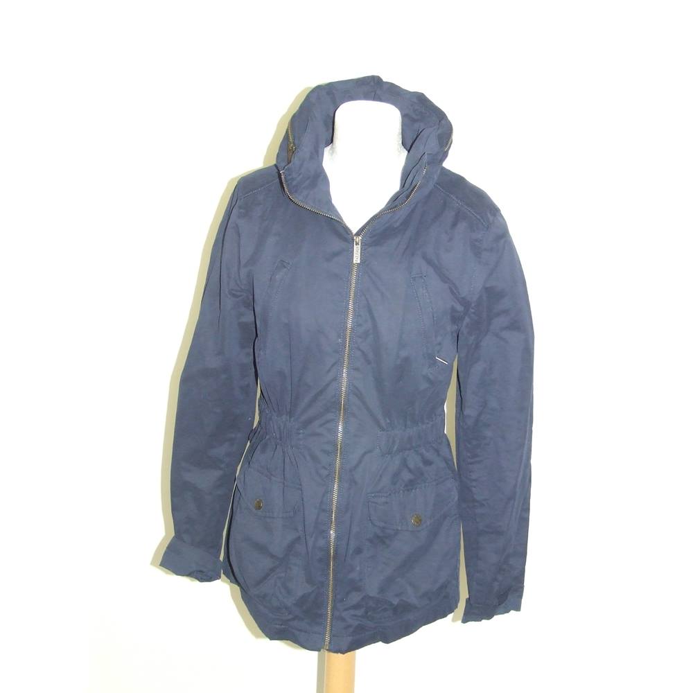 Fat Face Ladies Winter Jacket Fat Face - Size: S - Blue - Raincoat ...