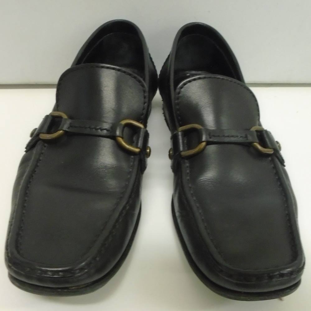 Louis Vuitton, size 6 black leather loafers | Oxfam GB | Oxfam’s Online Shop